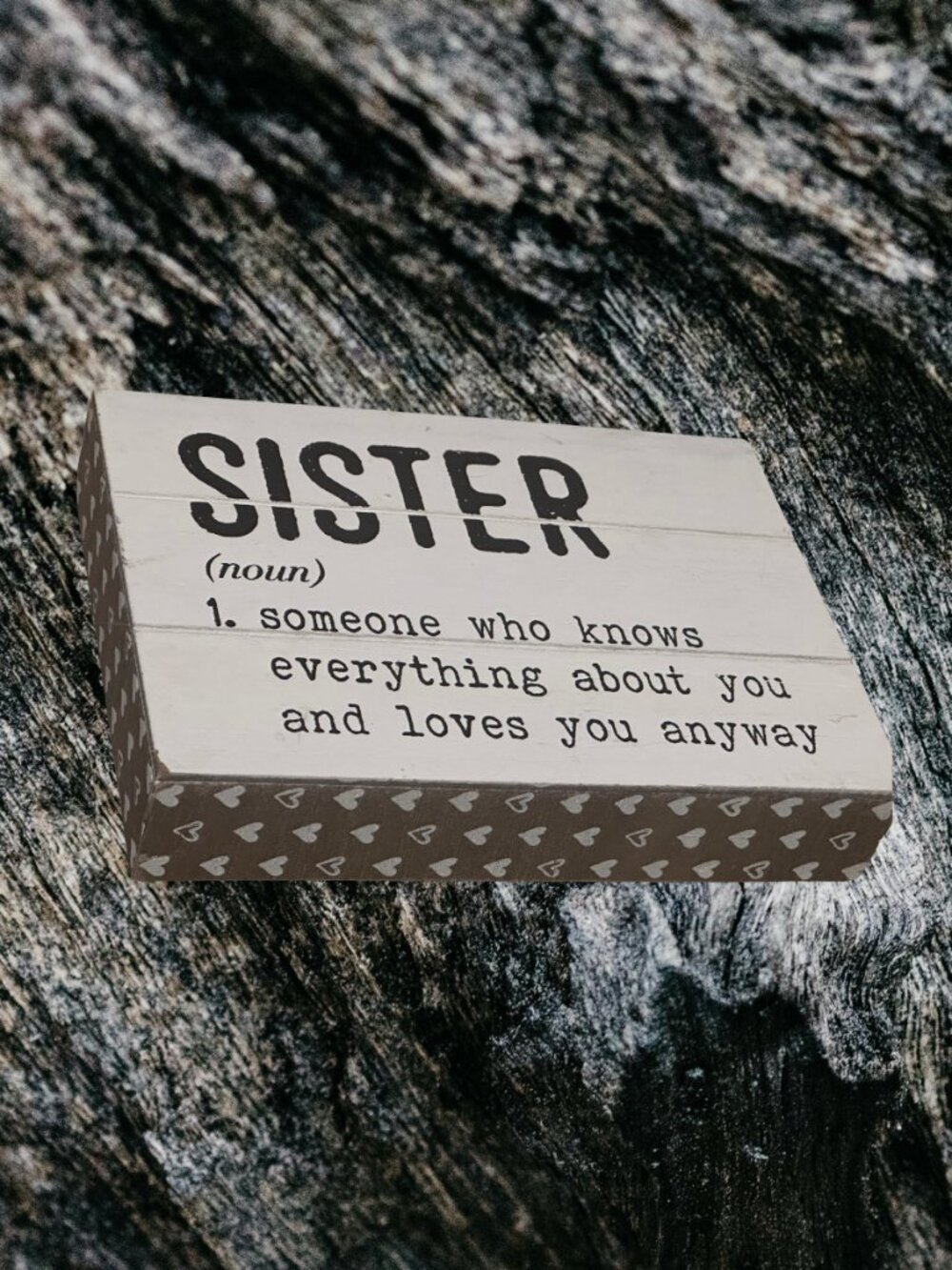 Adorable Small Wooden Sign - Gift for Sister or the Person Who is Like a Sister